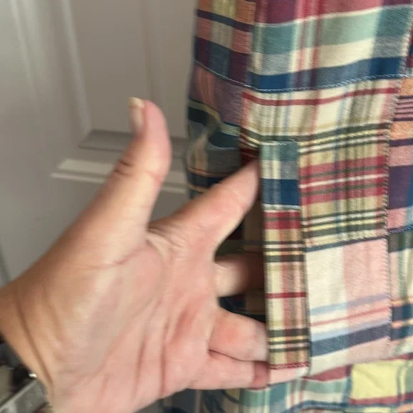 Ralph Lauren Madras Halter Dress Appears New Medium - Picture 3 of 7